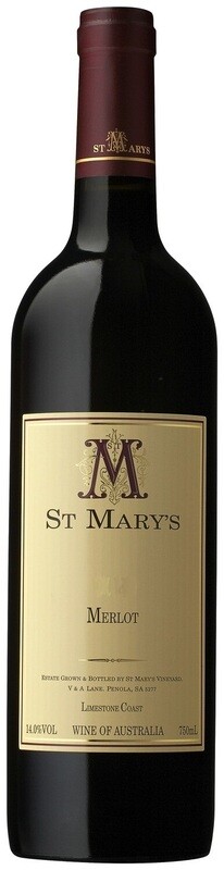 St Mary's Wines 2023 Merlot St Mary's Wines 2023 Merlot