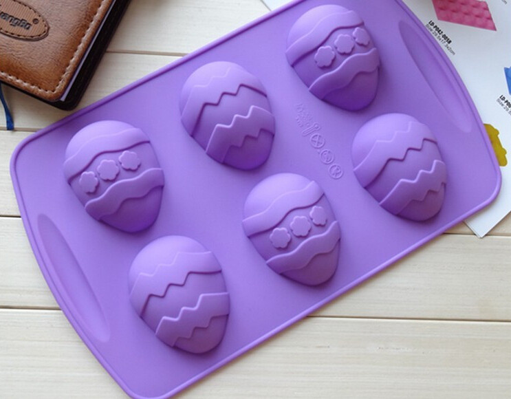 Flexible Silicone Half Dozen Egg Mould