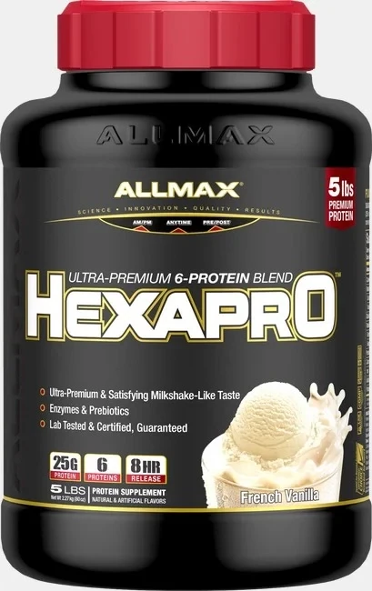 AllMax Nutrition HEXAPRO, 5 Lbs. Vanilla