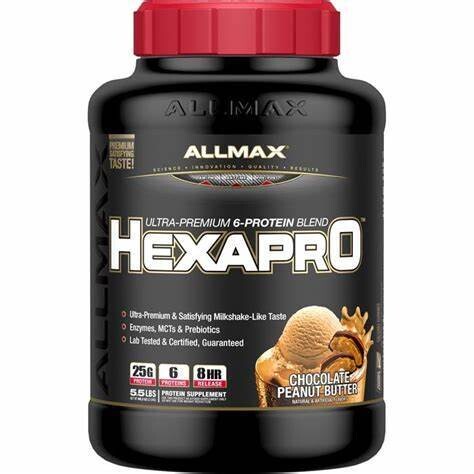 AllMax Nutrition HEXAPRO, 2 Lbs. Chocolate Peanut Butter