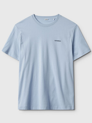 Gabba Dune Logo T-skjorte Cashmere Blue