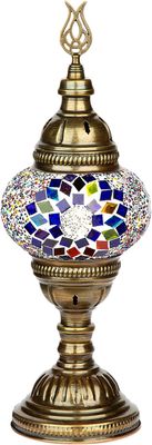 Mosaic Moon Lamp