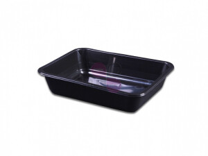 Maaltijdtrays zwart 2300cc