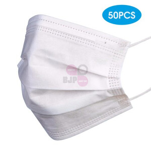 Mondmaskers Wit Non-Woven 50 stuks Mondmaskers Wit Non-Woven 50 stuks