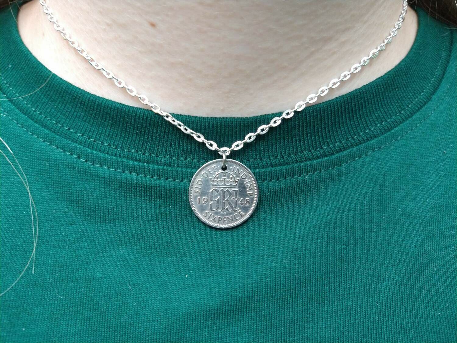 1948 Sixpence Necklace
