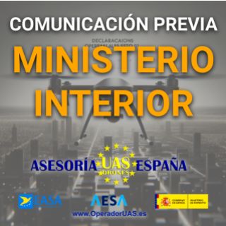 COMUNICACIÓN PREVIA MINISTERIO DE INTERIOR UAS