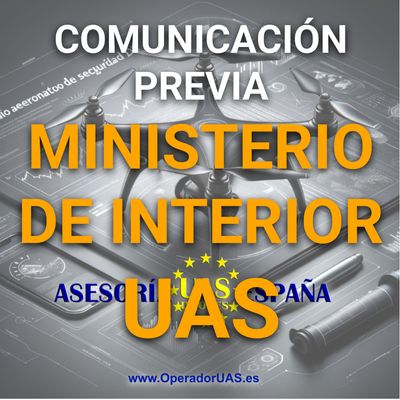 COMUNICACIÓN PREVIA MINISTERIO DE INTERIOR UAS