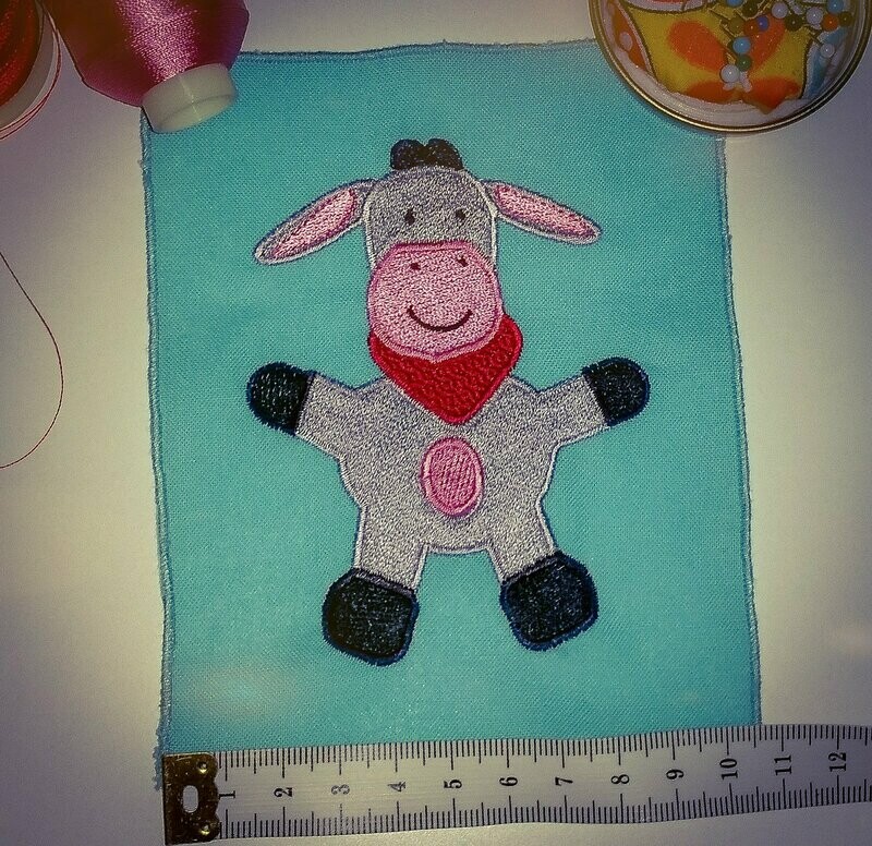 Stickdatei Esel 10 x 10