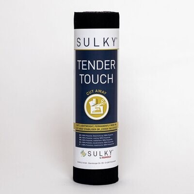 SULKY Tender Touch, schwarz 25cm x 5m
