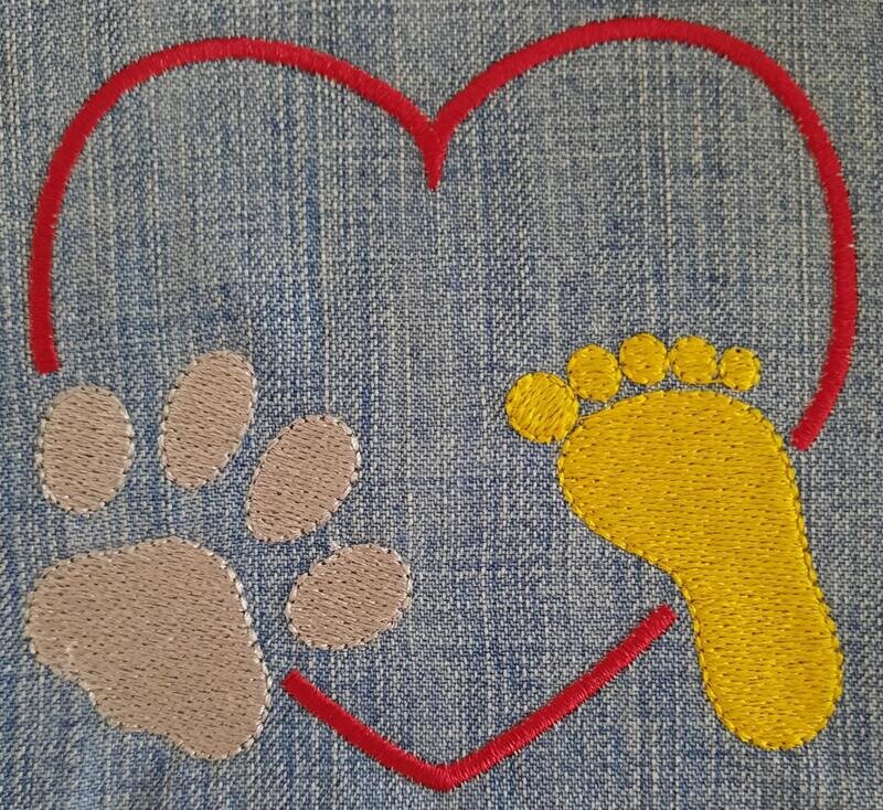 SET Stickdateien Love Pets 5 cm