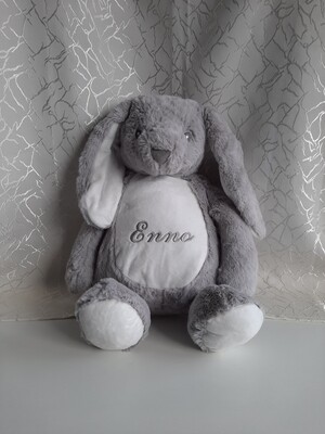 Hase mit Langohren - personalisiertes Kuscheltier Hase mit Langohren - personalisiertes Kuscheltier