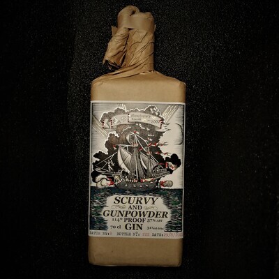 Scurvy &amp; Gunpowder, Proof Gin 700ml x 1