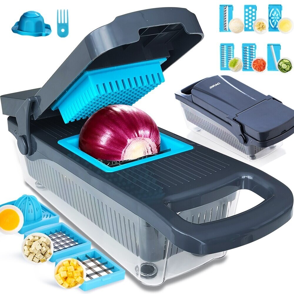 11 In 1 Gemüse Cutter Multifunktionale Slicer Obst Kartoffel Schäler Karotte Reibe Küche zubehör korb gemüse slice