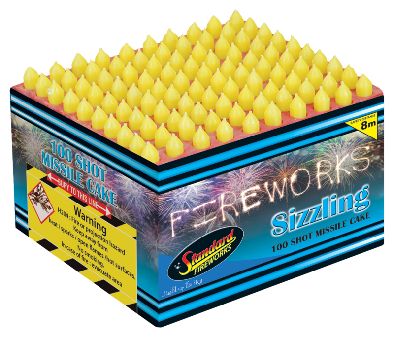 SIZZLING MISSILE  (100 SHOTS)