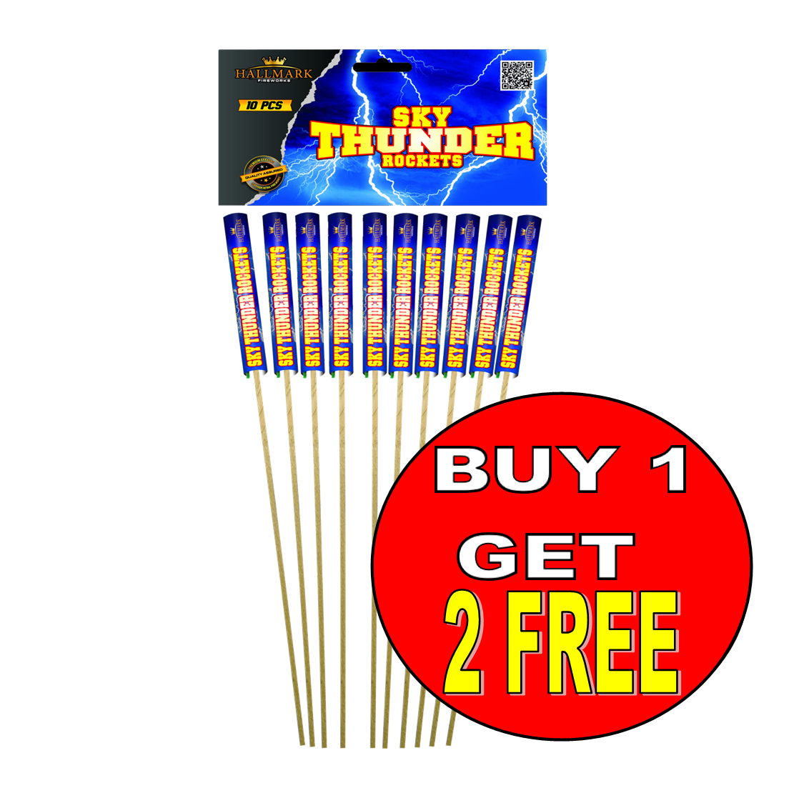 SKY THUNDER (10 ROCKETS)