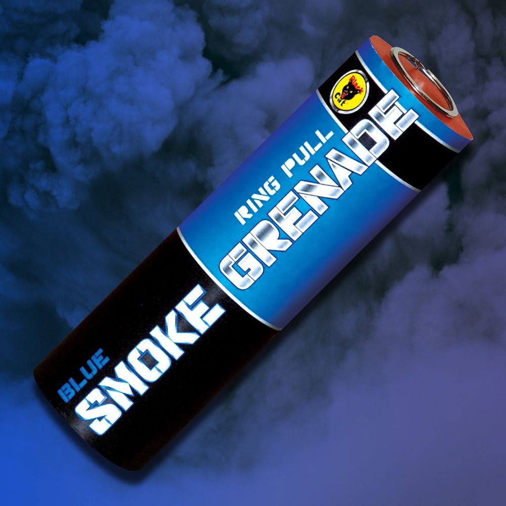 BLACK CAT SMOKE GRENADE (BLUE)