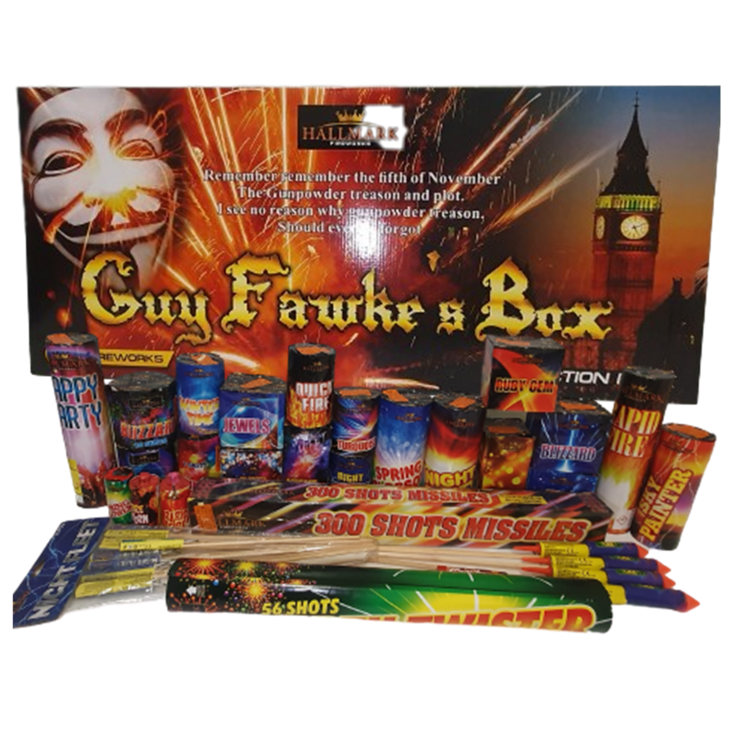GUY FAWKES BOX (52 FIREWORKS)