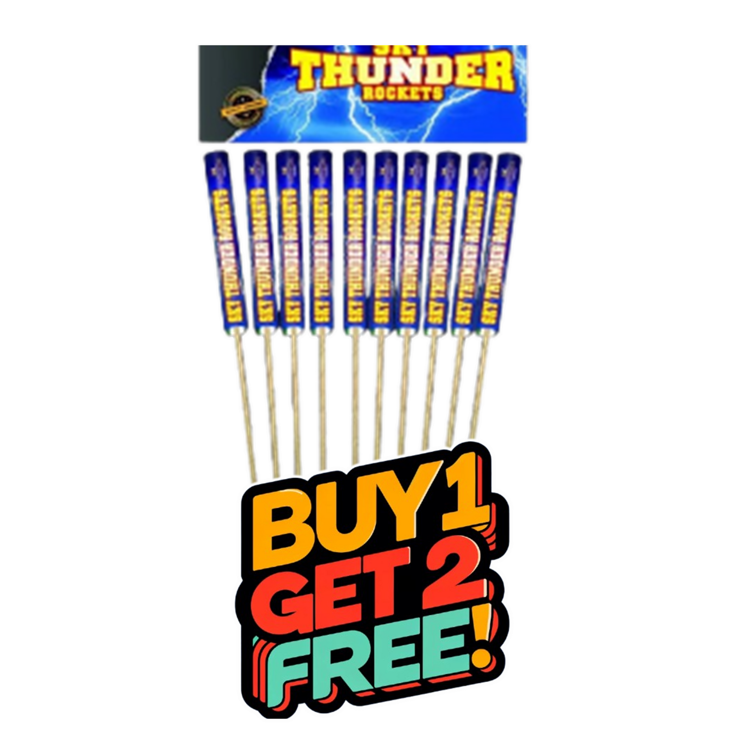 SKY THUNDER (10 ROCKETS)