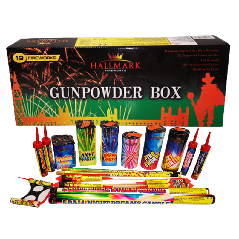 GUNPOWDER BOX (19 FIREWORKS)