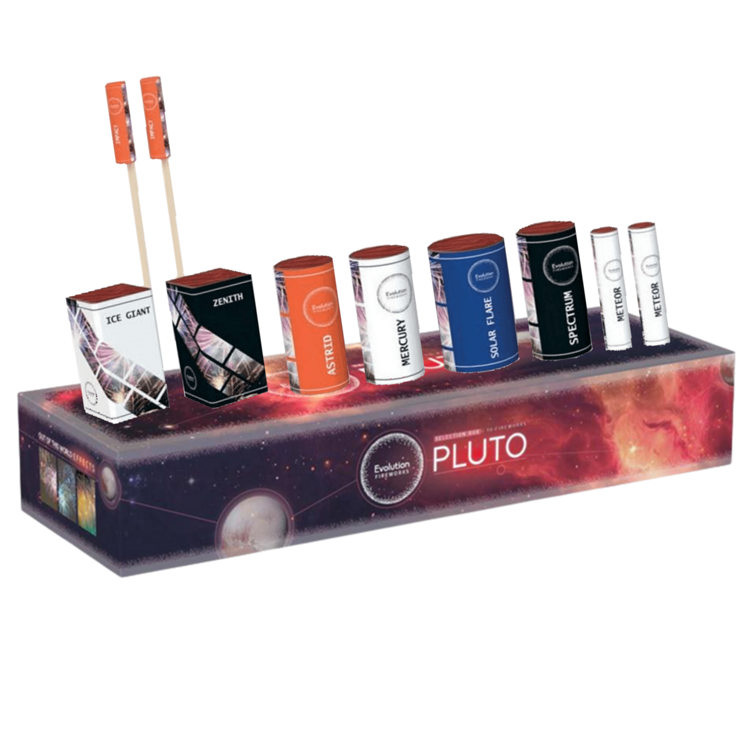 PLUTO  (10 FIREWORKS)