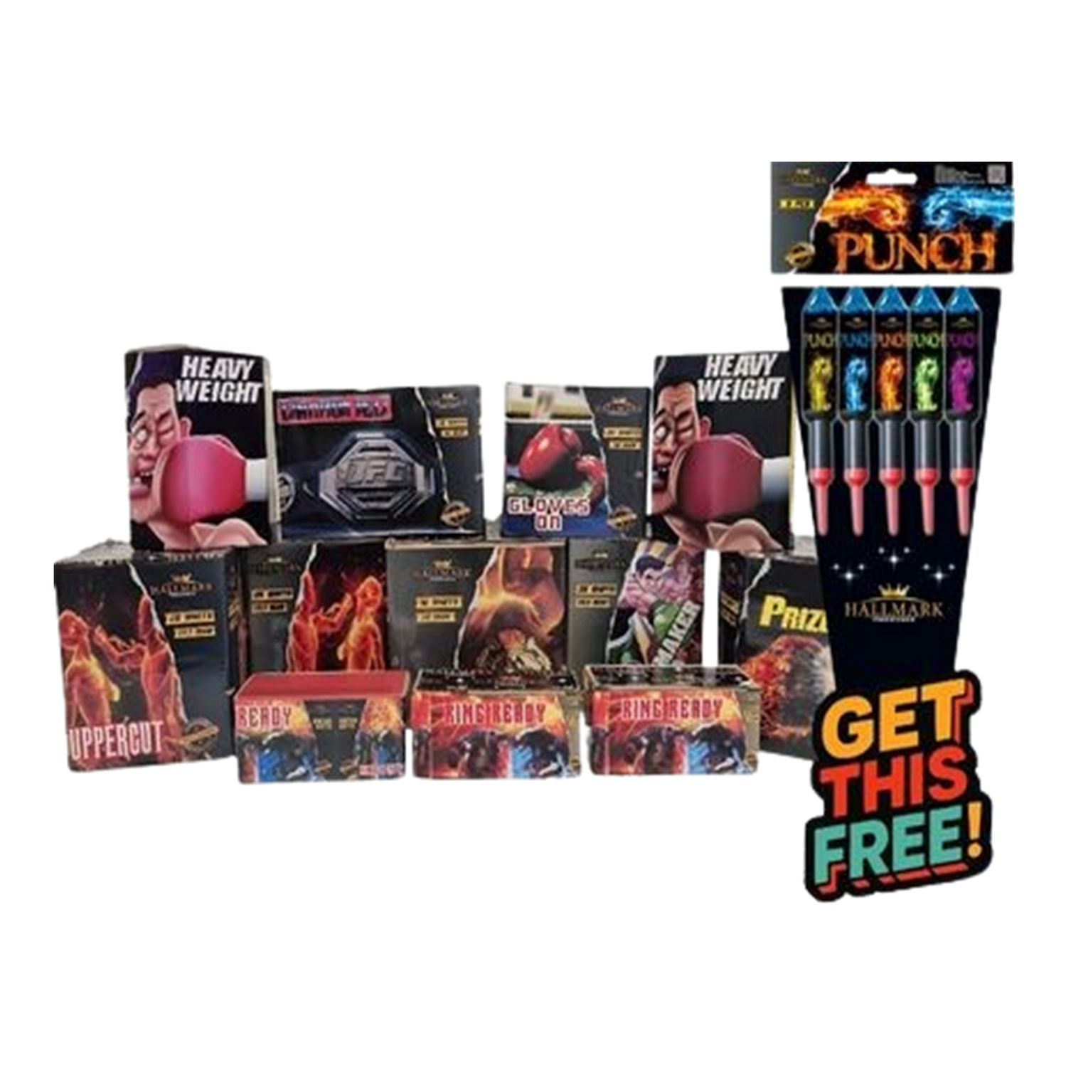PUNCH BAG (12 FIREWORKS)