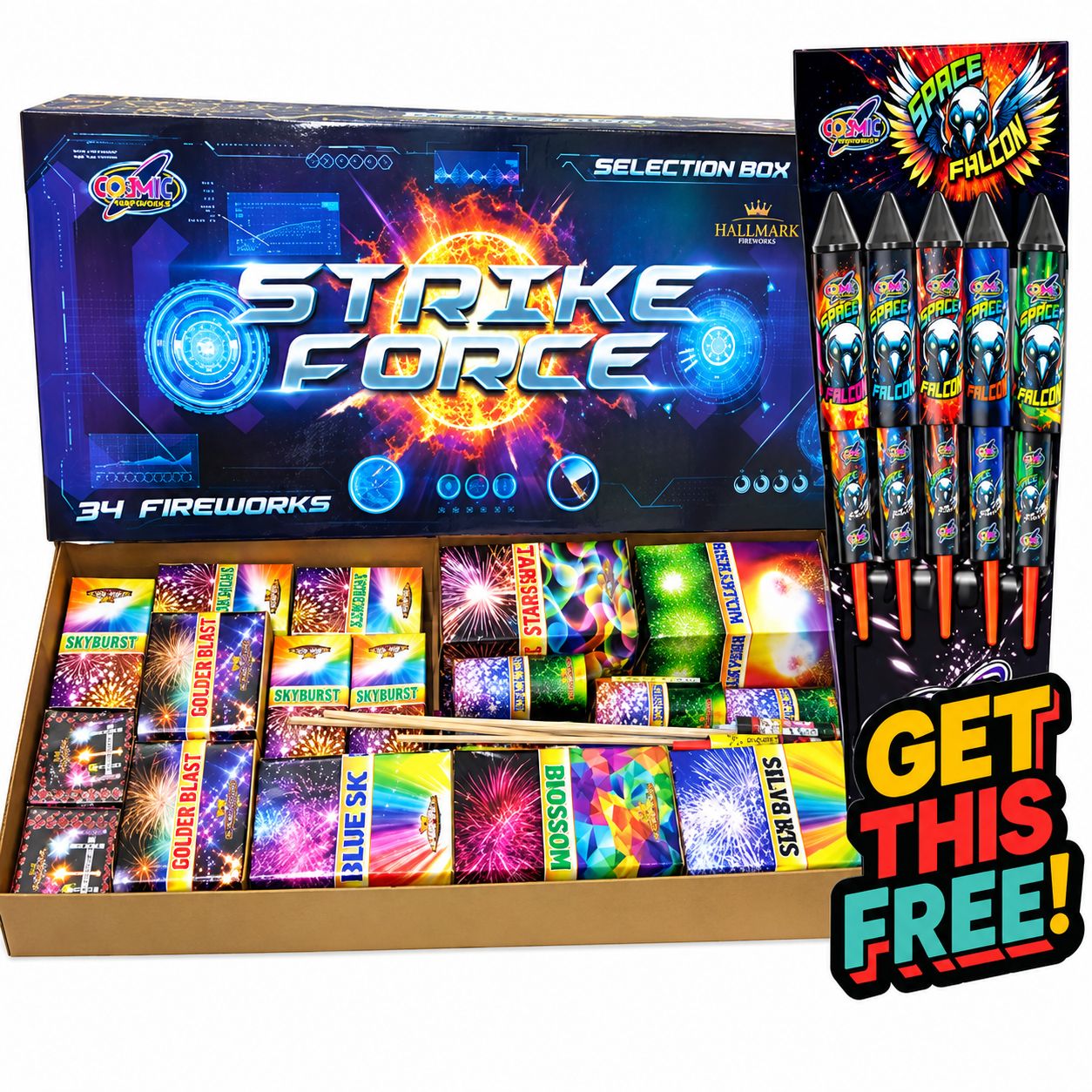 STRIKE FORCE  (34 FIREWORKS)