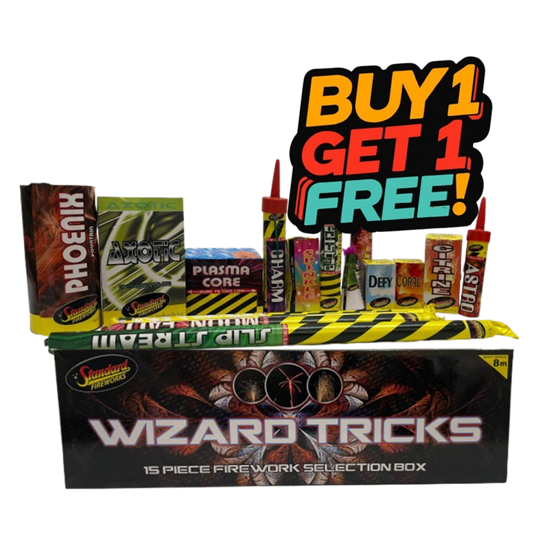 WIZARD TRICKS (16 FIREWORKS)