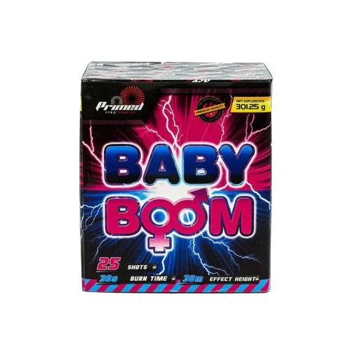 BABY BOOM  (25 SHOTS ) BLUE