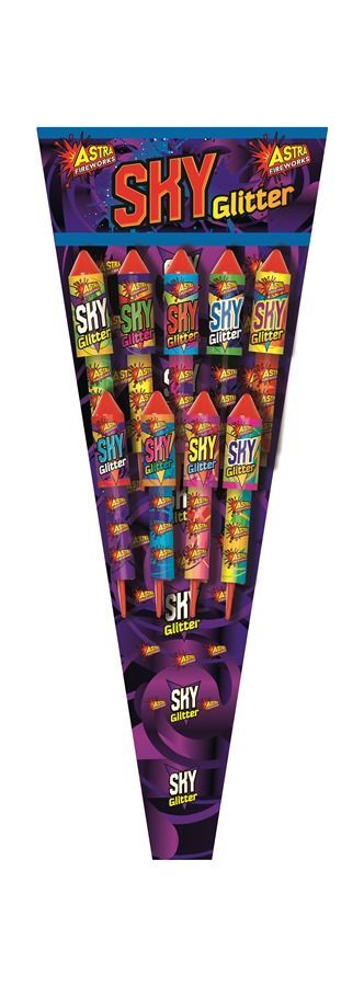 SKY GLITTER (9 ROCKETS) SKY GLITTER (9 ROCKETS)