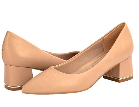 ComeShun Womens Shoes Comfort Ankle Strap Pointed Toe Flats Dress Wedding Bridal Pumps