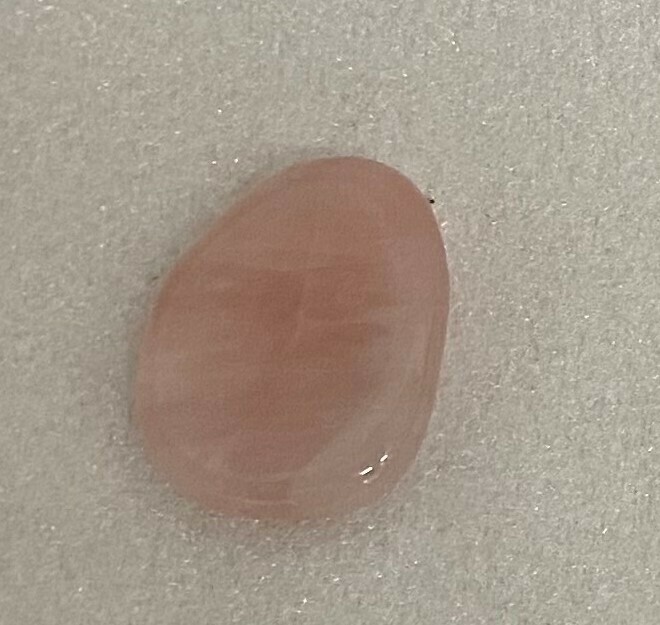 Rose Quartz Worry Stone