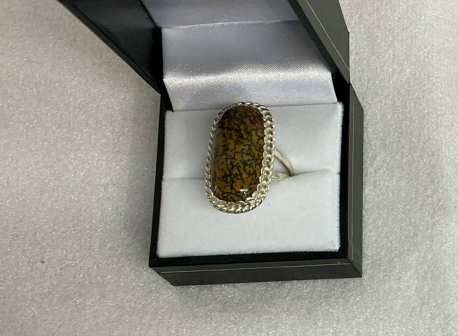 SOLD! Unique Yellow Dino Bone Ring