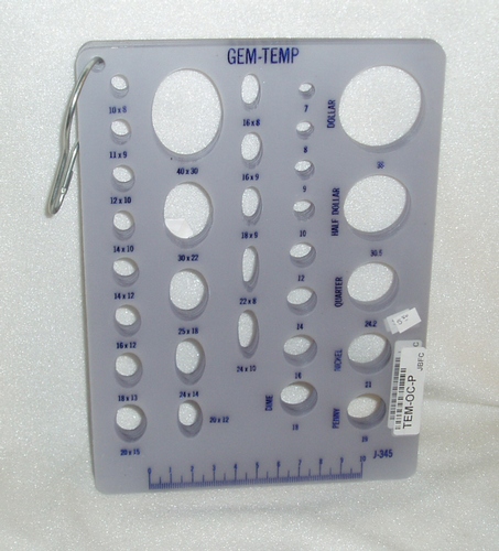 Gem-Temp template for cabochons