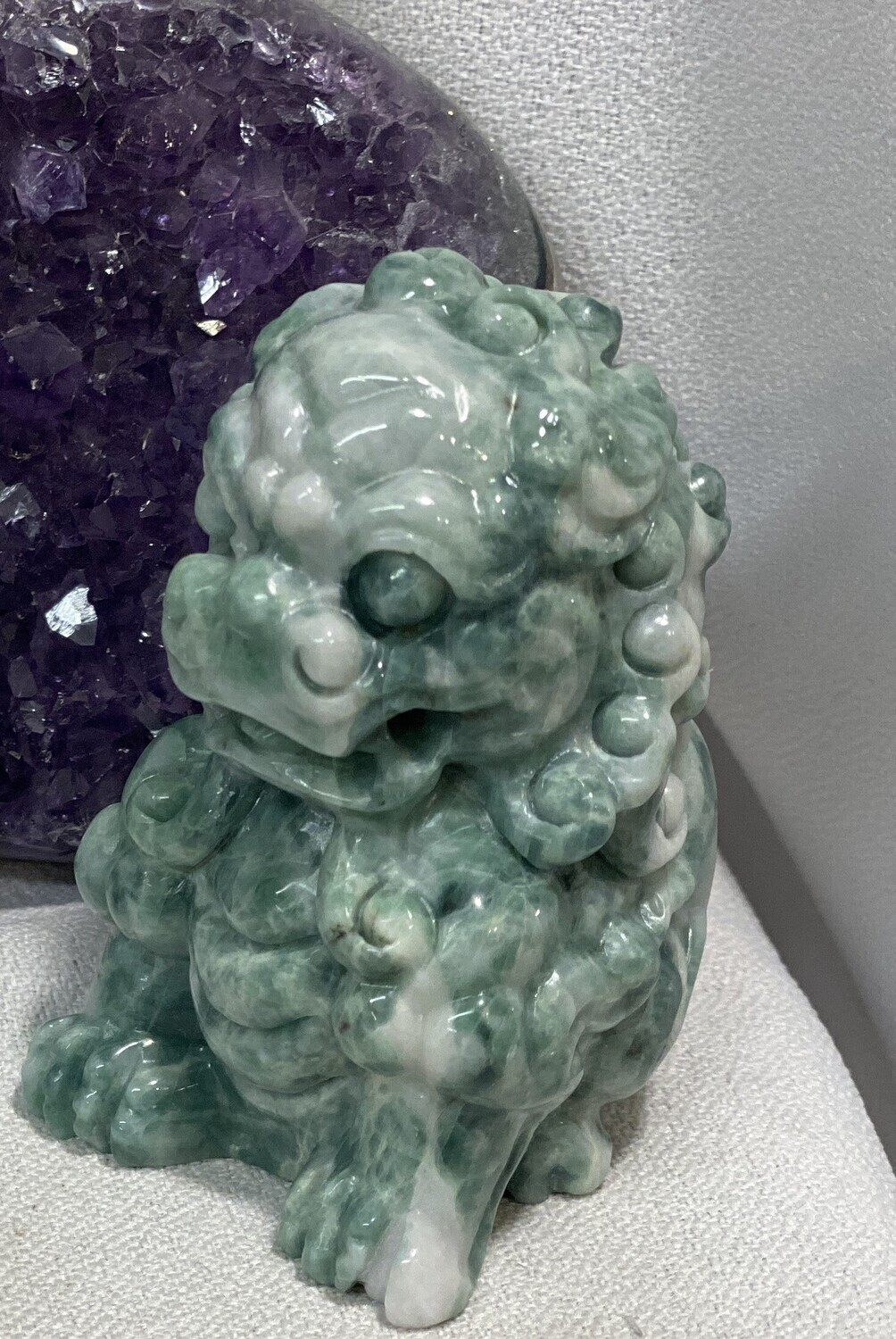Chinese jade foo dogs