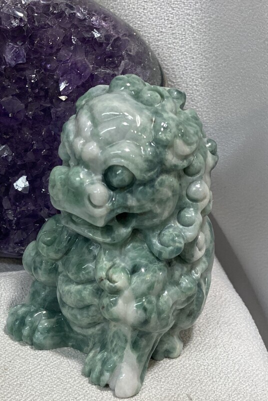 Chinese jade foo dogs
