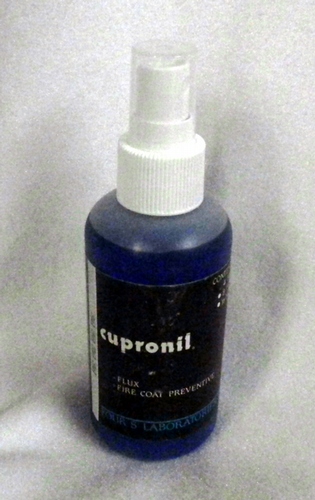 Cupronil flux and fire coat preventive