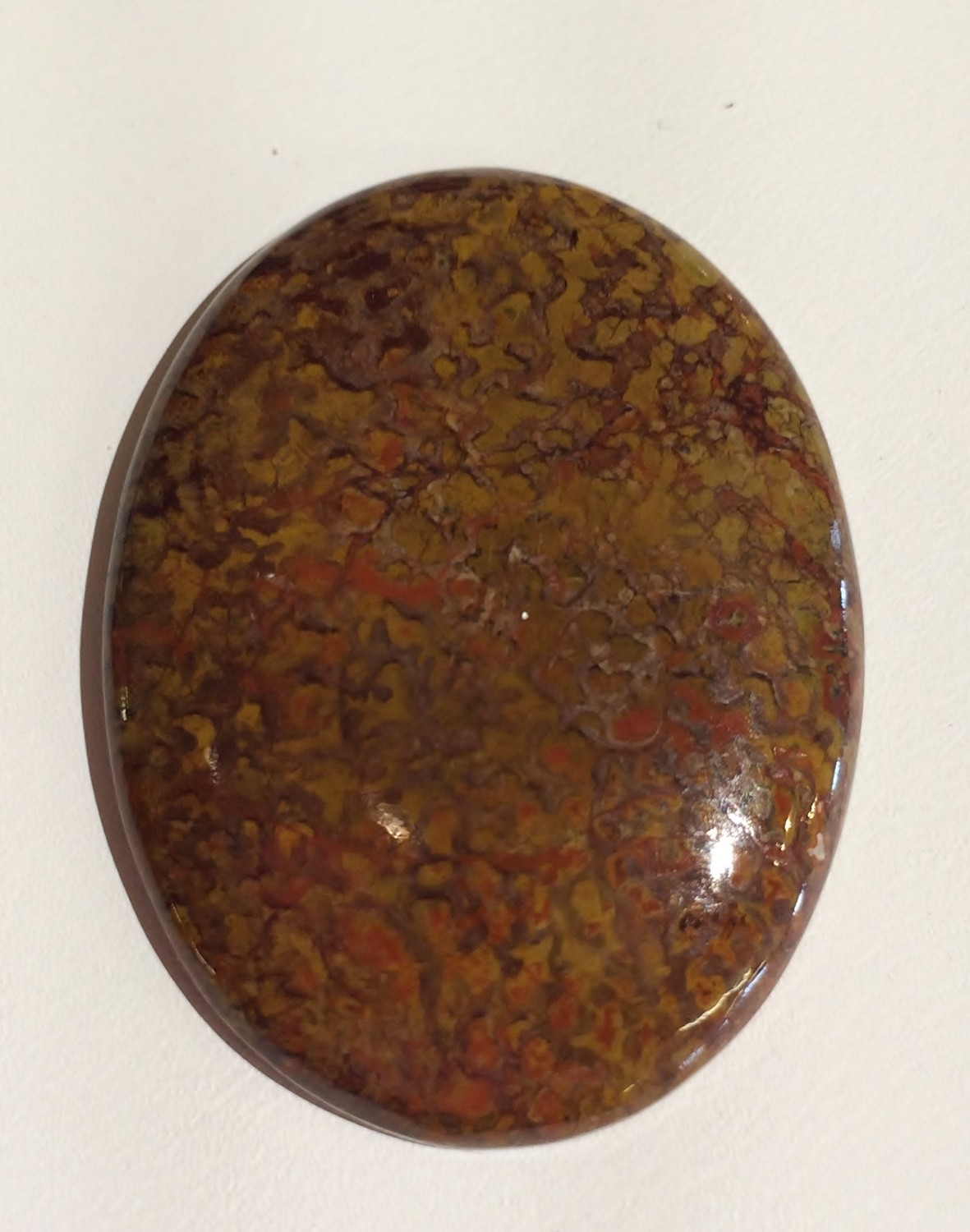 Yellow Calibrated gem bone cabochon