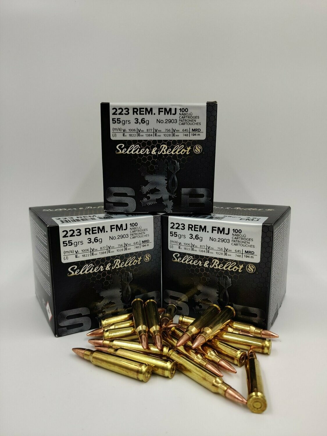 Sellier&Bellot .223 Rem 3,6g/55gr.