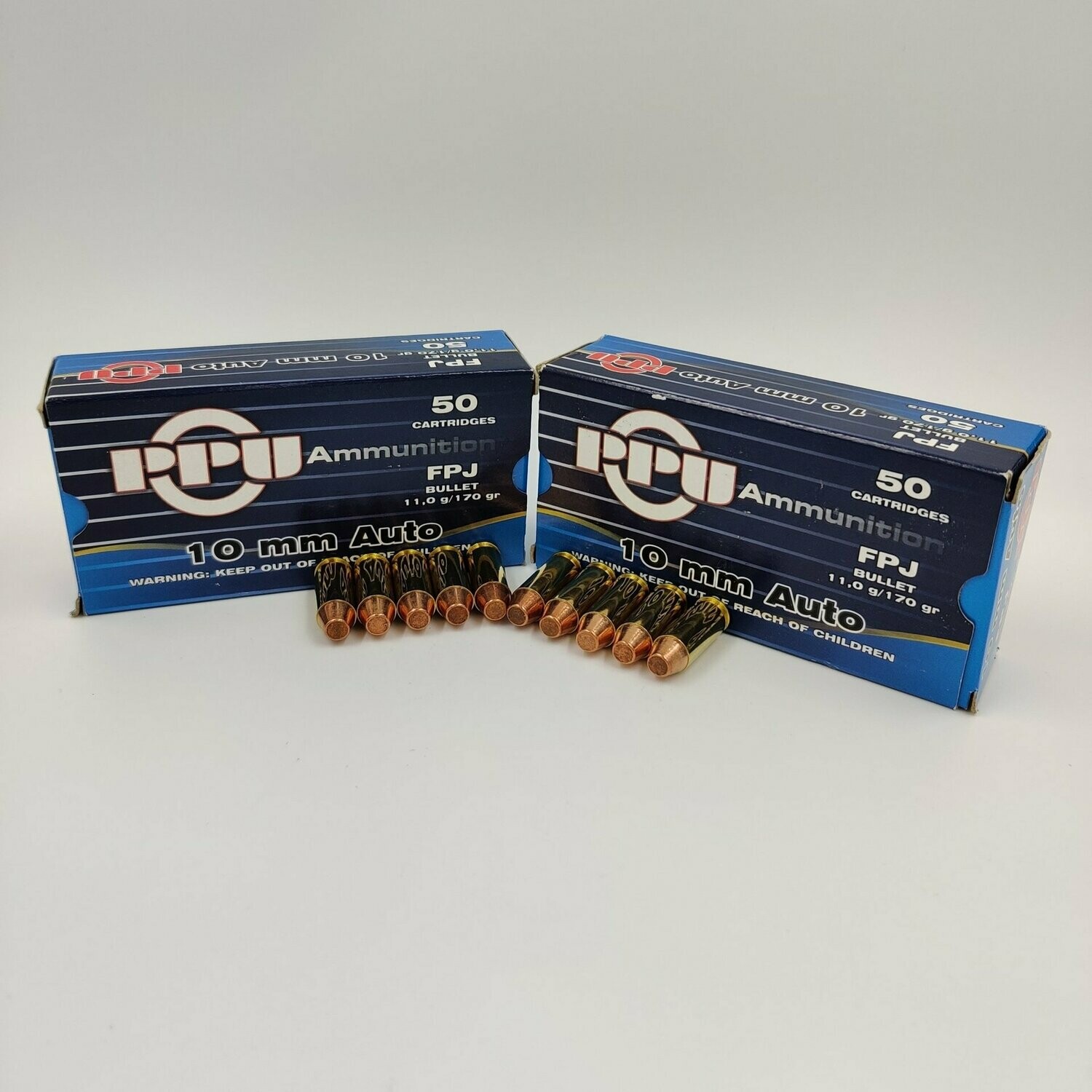 PPU 10mm Auto FPJ 11g/170gr