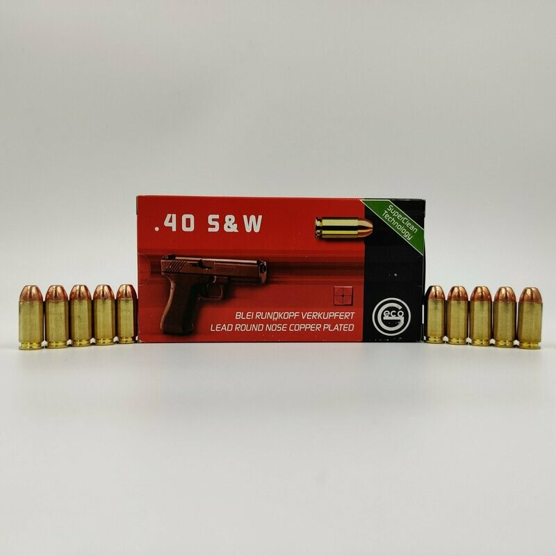 Geco .40 S&W Bleirundkopf Verkupfert 10,7g/165gr