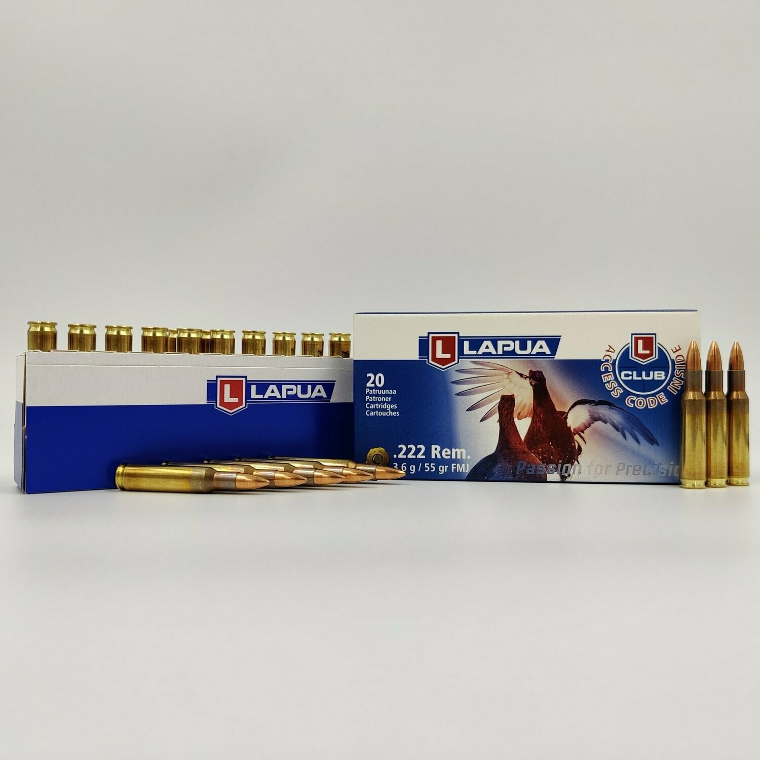 Lapua 222 Rem 3,6g/55gr FMJ