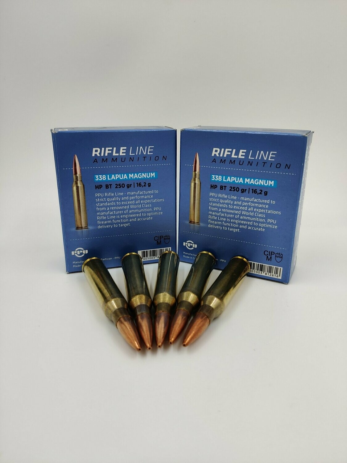 PPU .338 Lapua Mag. HP BT 250gr/16,2g