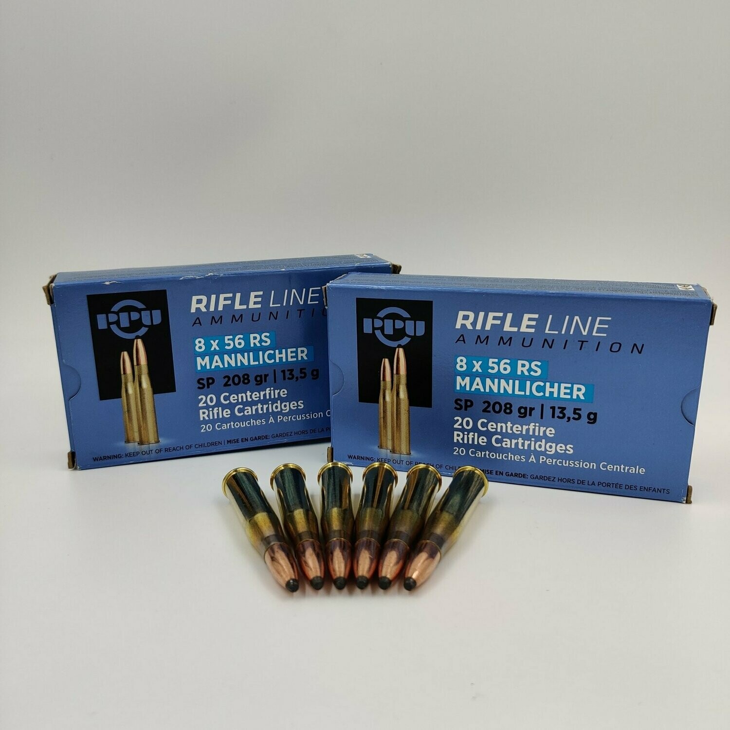 PPU 8x56 RS Mannlicher SP 208gr/13,5g