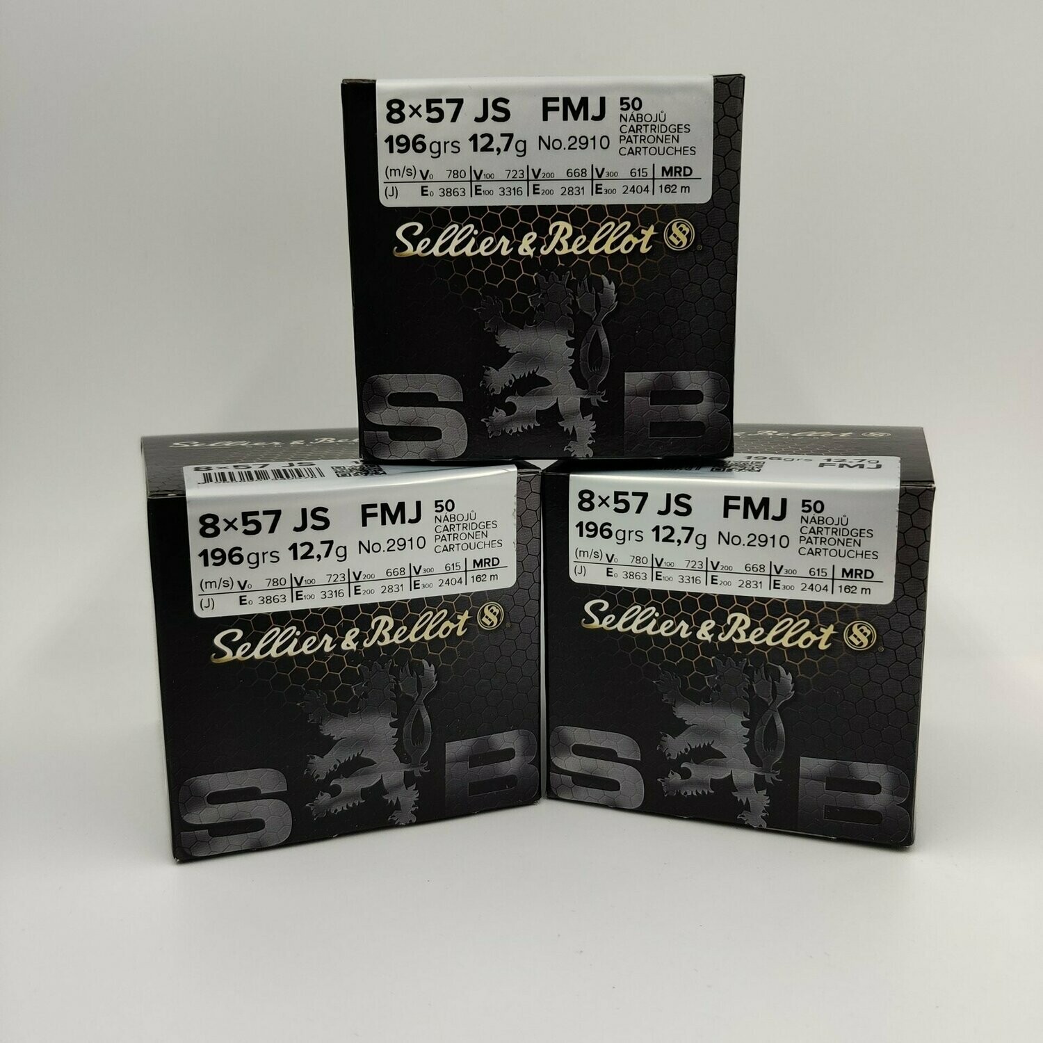 Sellier&Bellot 8x57 JS FMJ 196gr/12,7g