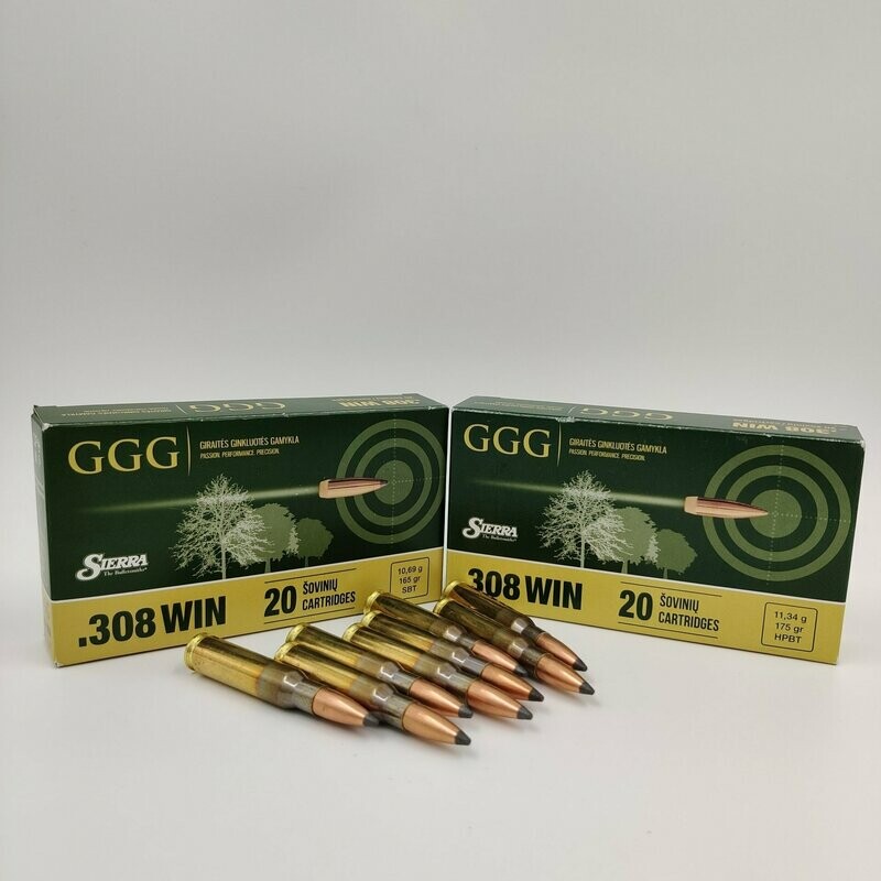 GGG 308 Win HP BT 11,34g/ 175gr