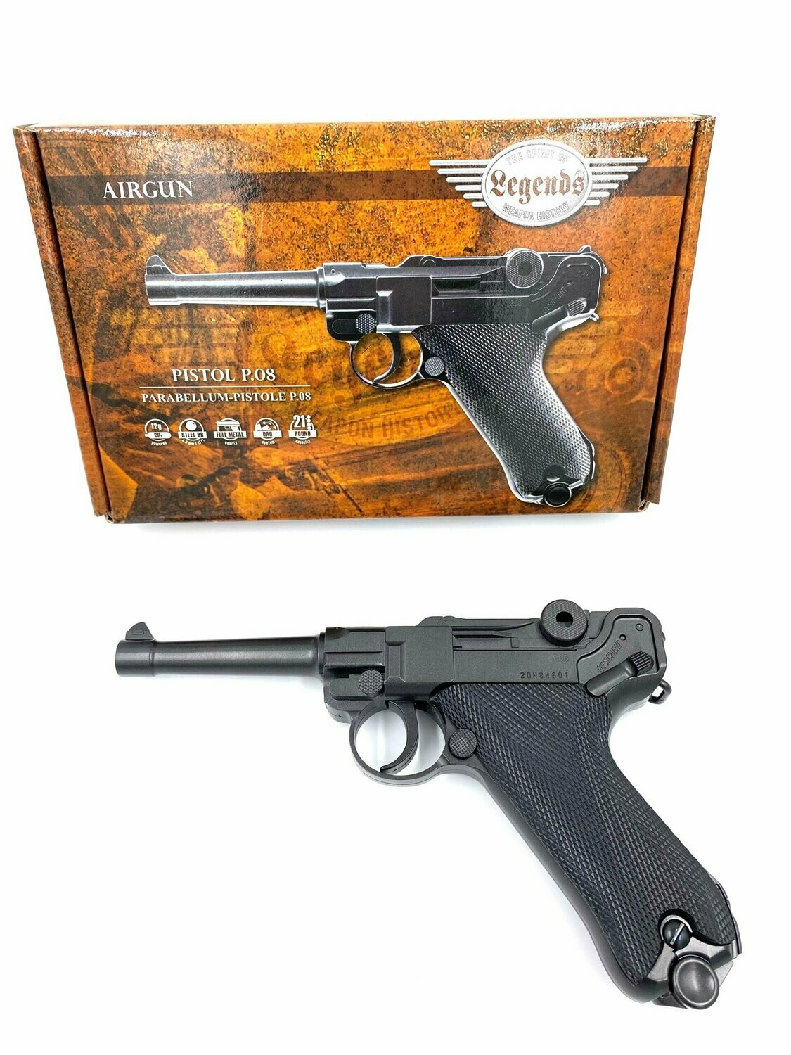 Pistole P08 Legends Co2