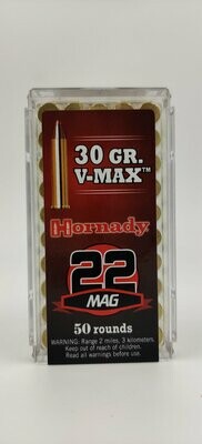 Hornady .22 Mag. V-Max 30gr. Hornady .22 Mag. V-Max 30gr.