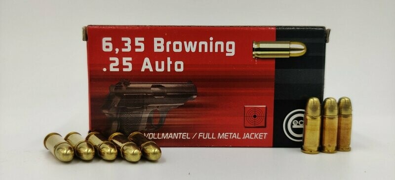 Geco 6,35 Browning(.25 Auto) FMJ 3,2g/49gr