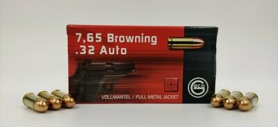 Geco 7,65 Browning Court/.32 Auto Vollmantel 73gr.