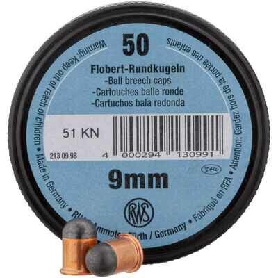 RWS 9mm Flobert Rundkugeln